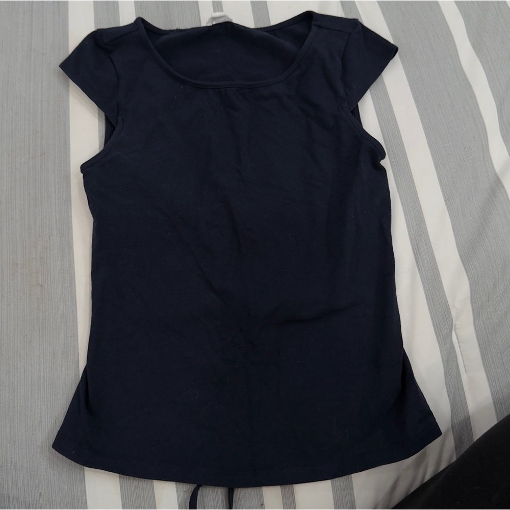 Garage Navy Tank Top
